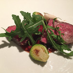 ポンテ デル ピアット - 山形牛イチボのロースト ポルト酒とマスタードソース 