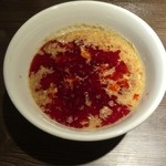 らあめん 広 - チャーシュー広島つけ麺のつけ汁