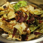 紅龍 - キャベツと湖南薫製肉の辛口鍋