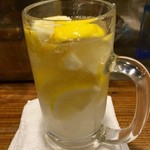 もつ焼き ねぎぼうず - H28.03.24 レモンサワー「レモン」を移動