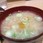 ゆう - 定食の味噌汁