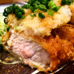 夜は＋100円おろしとんかつ定食1000円