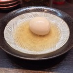 元祖 名島亭 - おでん1個無料券をいただいたので、玉子♡  今日もやっぱり玉子♡  ラーメソに味玉追加したのにおでんも玉子♡ 