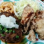 街のハンバーグ屋さん - 和風ハンバーグ&塩こうじ唐揚定食600円