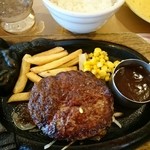 ブロンコビリー - ブロンコハンバーグランチ200g
      ¥777