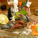 ろばた焼 仙樹 - 新米です。マグロのこどもです。