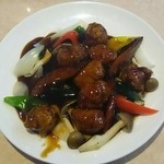 来勝軒 - 黒酢入り酢豚