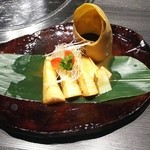 酒膳いろは - タケノコステーキ