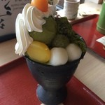 嵐山さくら餅 稲 - 抹茶パフェ950円