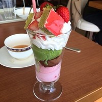 スカイラウンジ トップ オブ ヒロシマ - 自作パフェ＠テーマはお花見団子♪