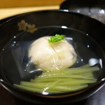 ☆煮物椀は…帆立真丈(#^.^#)☆