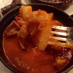 baru Publo - H28.03.25 魚介の辛口マリナーラ風 帆立アップ