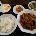 香蘭 - 麻婆茄子ランチ