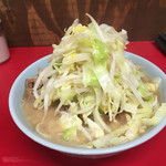 Ramen Jirou - ラーメン小 野菜まし、ニンニク ¥700