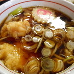 翁庵 - ねぎせいろ　つけ汁