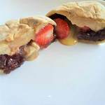 BARU竹末 - いちご＆あんこ 白かびチーズ＋練乳（250円）