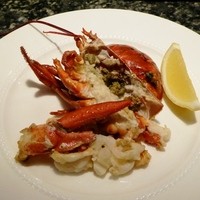 鉄板焼 ときわ - イセエビの鉄板焼き