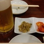 ザーサイ、キムチ