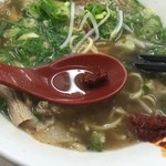 ラーメン専門店 大輝 - からし味噌投入