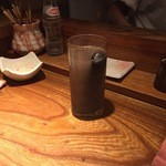 とり喜 - これで炭を抜きます