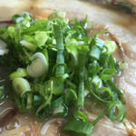 長崎楼 - 2016年3月下旬 こちらもいつもより太めのネギ