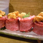 かねます - 生うにの牛巻き