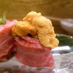 かねます - 生うにの牛巻き
