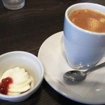 ビストロ サイトウ - ランチ食後のデザート。コーヒーを選択。