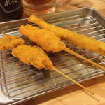 串カツ田中 - レバカツ、豚、ししゃも