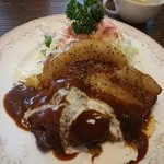 ビストロミカサ - ポークステーキロシア風(1800円)