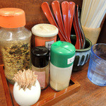 一世風靡 - 2016年2月14日(日)　店内　カウンター席卓上