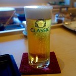 鮨おおね田 - ［2016/03］サッポロクラッシック生