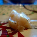 鮨おおね田 - ［2016/03］酒肴② 森産 ほたての炙り