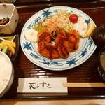 レストラン 花みずき - 日替わりランチ「カキフライ」 ¥890(税込)