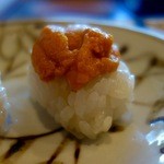 鮨おおね田 - ［2016/03］寿司⑥ 森産 バフンウニの握り