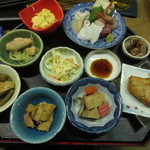 おかみ旬の盆 1600円