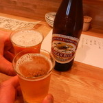 千代娘 - まずはビールで乾杯♪【2016年3月】