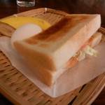 ロワイヤル - モーニングセット（ハムトースト）