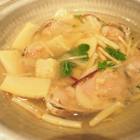 花邑 - 蛤と筍を炊いたもの。とろみがある。