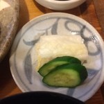 とんかつ　きらく - 漬物【料理】 