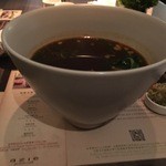 azie grand cafe - 角度をかえて（器の背が高くて食べにくい！）