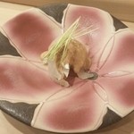 鮨 大門 - カワハギ肝あえ