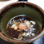 鈴木屋 - 亀節は蕎麦湯で引き立ちます（風味）