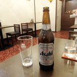 カンボジア家庭料理店 ジャヤヴァルマン - アサヒ瓶ビール大2016.03.21
