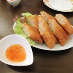 カンボジア家庭料理店 ジャヤヴァルマン - 揚げ春巻き（カンボジア風）2016.03.21