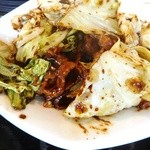 麺飯家龍門 - ホイコーロー（定食で￥880）