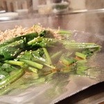 こうね - ホウレンソウとじゃこのカリカリ炒め☆☆