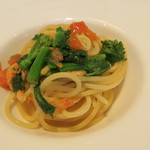 Convivio - 28年3月　桜海老と菜の花のスパゲッティーニ