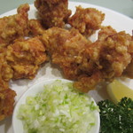花梨 - から揚げ（ネギ塩とともに）