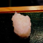 鮨金 - 白海老♪　甘いです♪